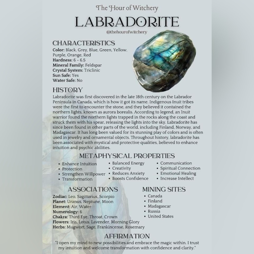 🌌 Labradorite Pendant Necklace - Picture 4 of 6